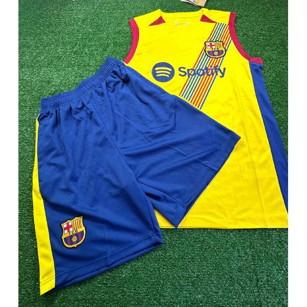 Conjunto Treino Regata e Short Barcelona 2023/24 -... - FORTAL IMPORTADORA