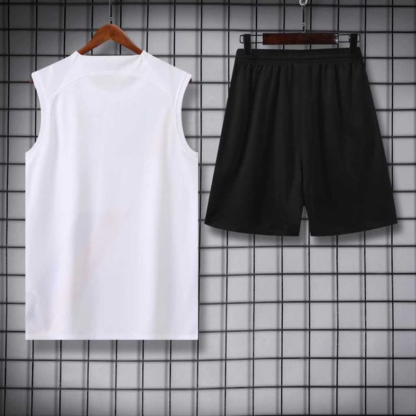 Conjunto Treino Regata e Short Paris Saint Germain PSG 2023/24 - Branco