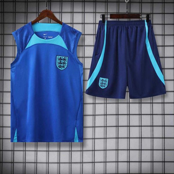 Conjunto Treino Regata E Short Inglaterra 22/23 - Azul