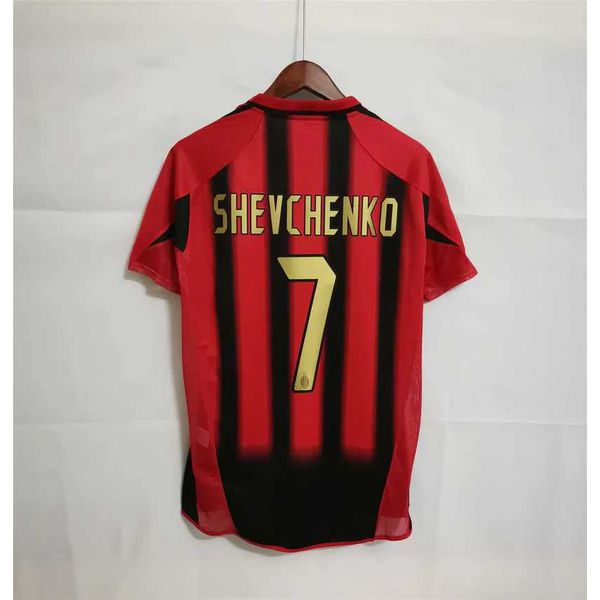 Camisa Retrô AC Milan Home I Shevchenko 7 - 04/05 ... - FORTAL IMPORTADORA