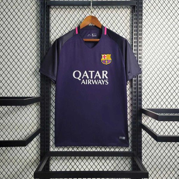 Camisa Retrô Barcelona Away II 16/17- Roxa