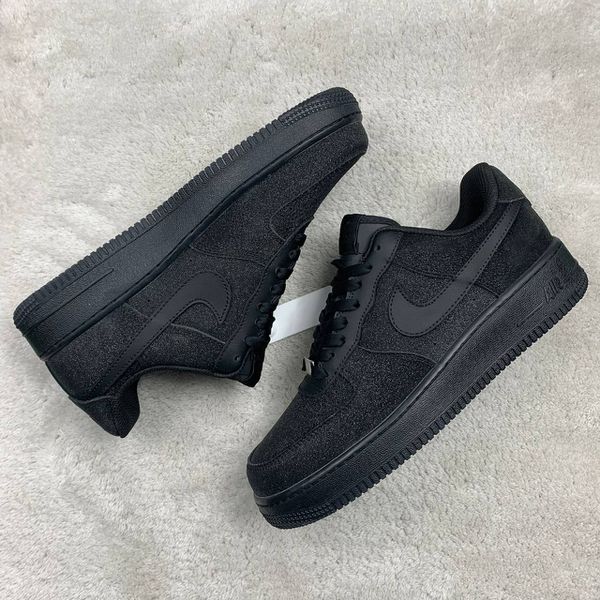 Tênis Nk Air Force 1 07 - Shine Black - Preto/Brilhoso 