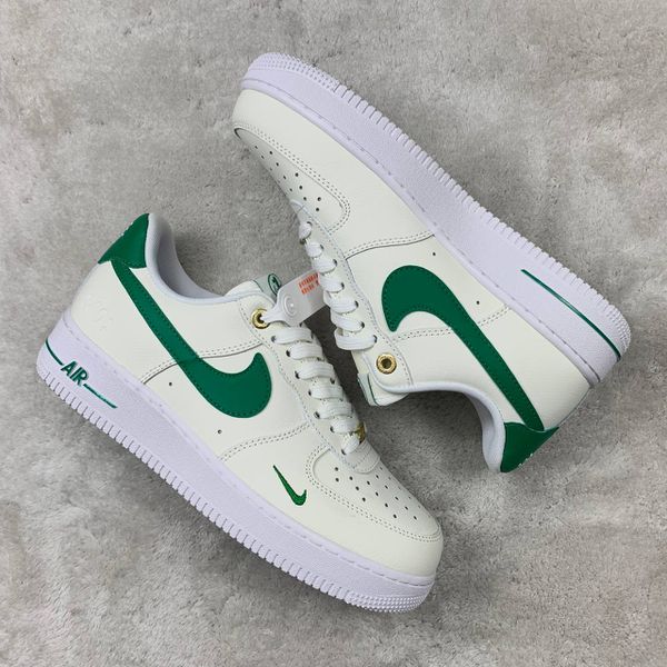 Tênis NK Air Force 1 40 Anos - Branco/Verde - NKBC... - FORTAL IMPORTADORA