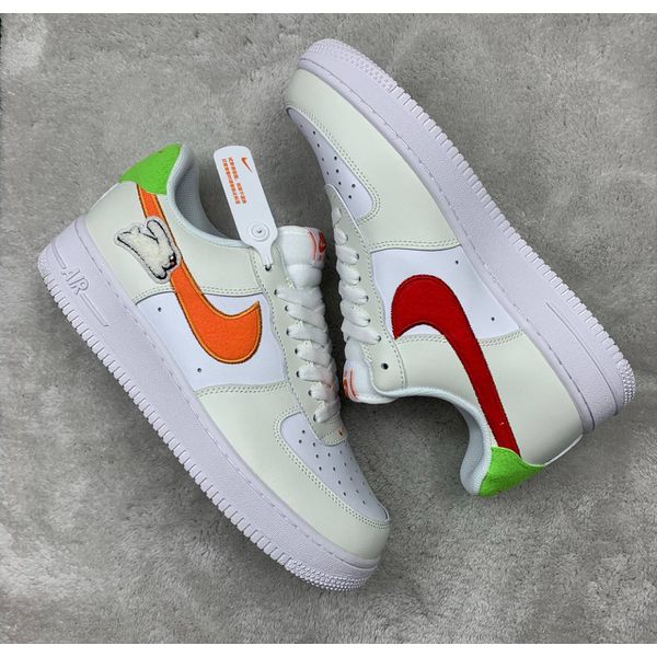 Tênis NK Air force 1 Veludo - Branco