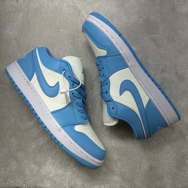 Tênis NK Jordan 1 Low - Azul/Branco