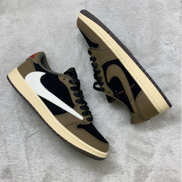 Tênis NK Travis Scott Jordan 1 Low - Marrom