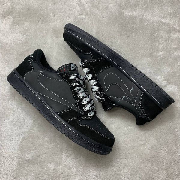 Tênis NK Travis Scott Jordan 1 Low - Preto