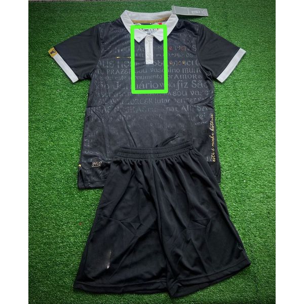 Kit Infantil - Camisas Negras Ii Away 23/24 (DEFEI... - FORTAL IMPORTADORA