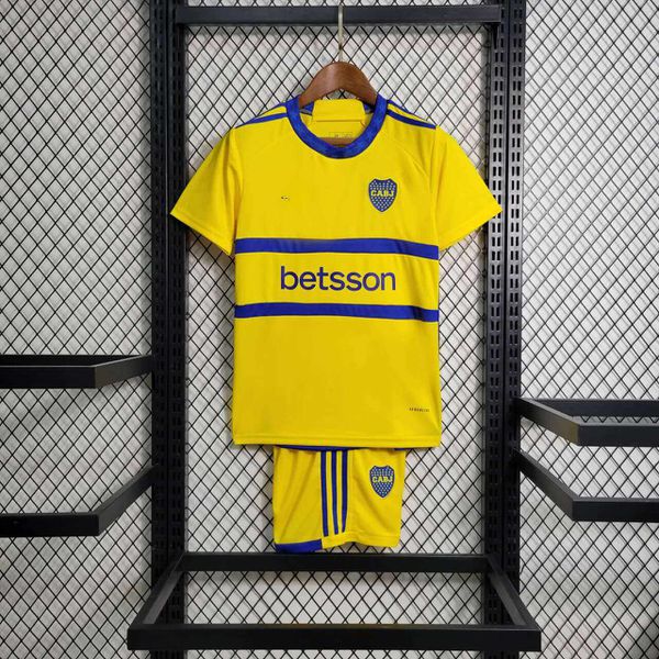 Conjunto Infantil Boca Juniors Away 23/24 - Amarelo