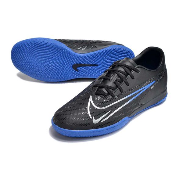 Chuteira Futsal Nike Phantom (IC) - Preta/Azul - 9... - FORTAL IMPORTADORA