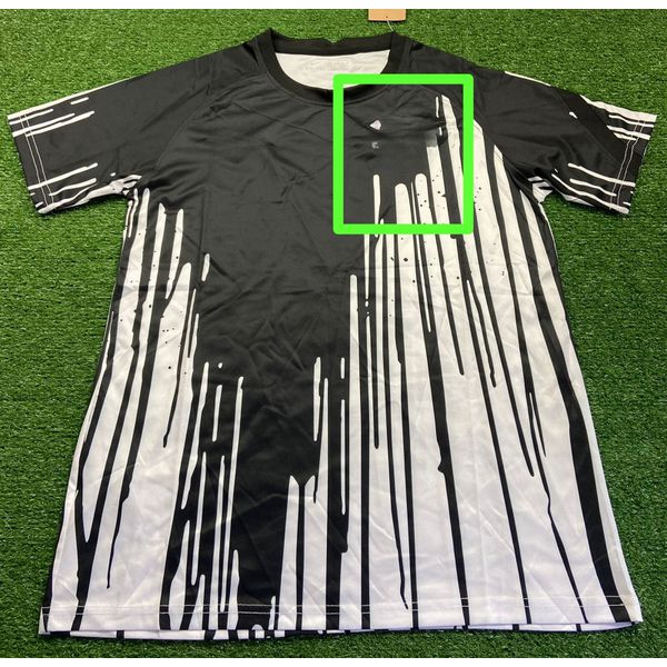 Camisa treino 22/23 Preto/Branco (DEFEITO) - DEF00... - FORTAL IMPORTADORA