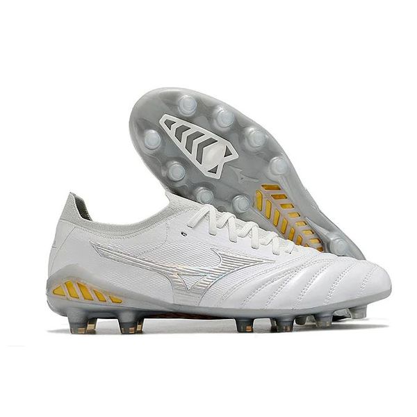 Chuteira Campo Mizuno Morelia Neo (FG) - Branco/Pr... - FORTAL IMPORTADORA