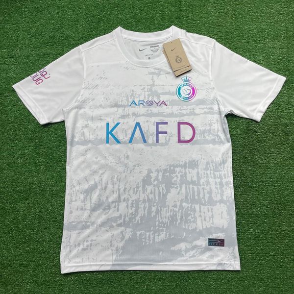 Camisa Al Nassr THIRD Iii 2024 - Torcedor Masculina - Branca (FURTA-COR)