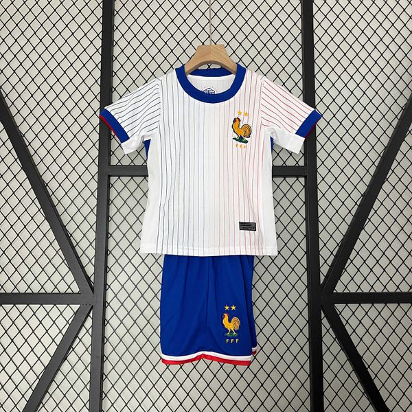 Conjunto Infantil França AWAY II 2024/25 - KIDS96 - FORTAL IMPORTADORA