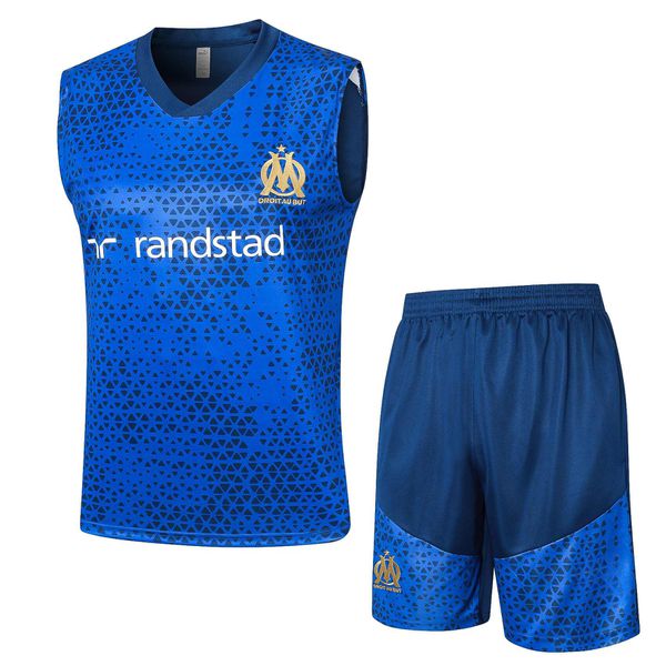 CONJUNTO TREINO OLYMPIQUE DE MARSEILLE 23/24 - AZU... - FORTAL IMPORTADORA