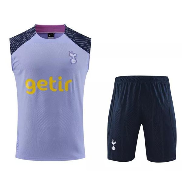 Conjunto De Treino Tottenham 23/24 Regata + Short - Masculino Lilás