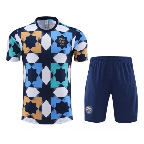 Conjunto De Treino Camisa + Short Argélia 23/24 - Masculino Azul