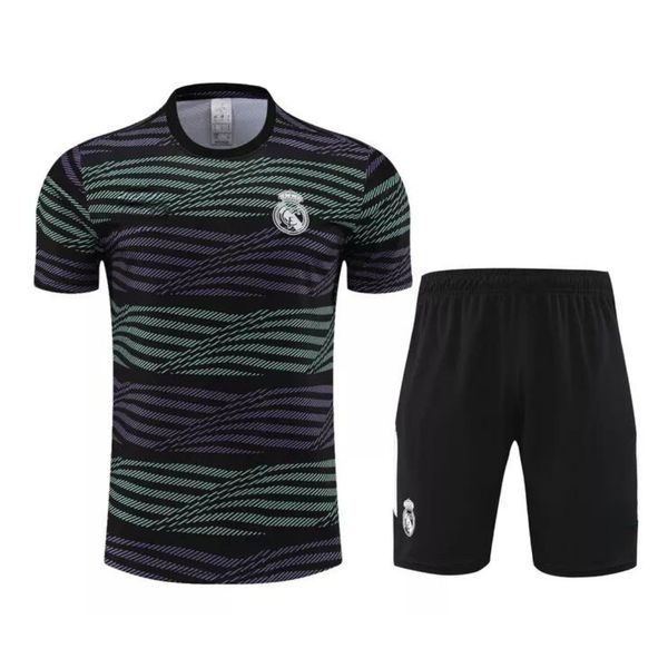 Conjunto De Treino Camisa + Short Real Madrid 23/24 - Masculino Roxo/Verde