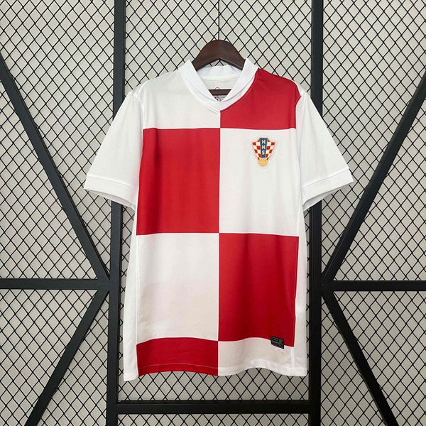 Camisa Croácia Home I 2024 - Vermelho/branca