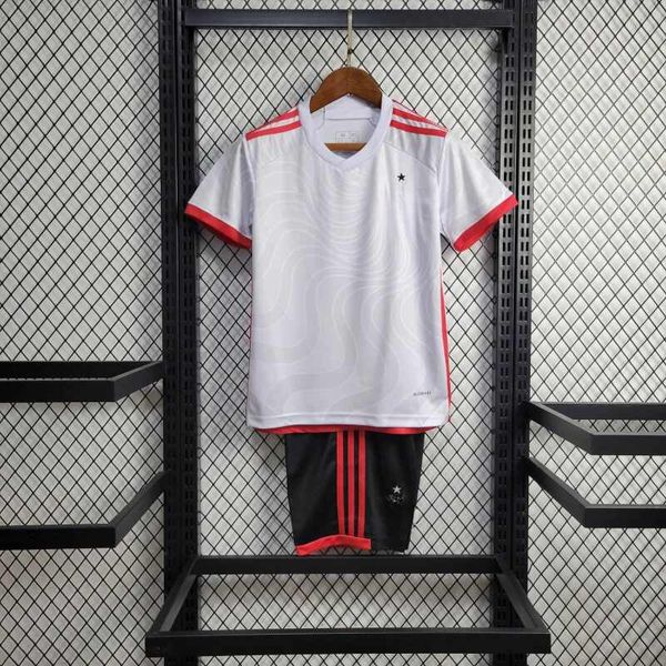 Conjunto Infantil Flamengo Away II 24/25 - Branco ... - FORTAL IMPORTADORA