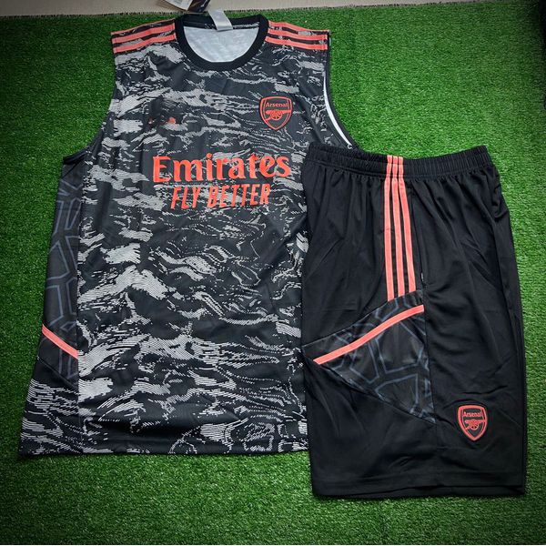 Conjunto Treino Regata + Short Arsenal 23/24 - Pre... - FORTAL IMPORTADORA