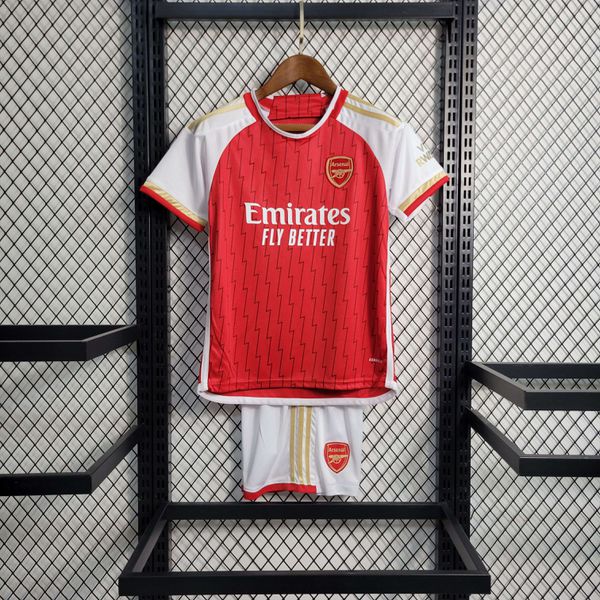 Conjunto Infantil Arsenal Home 23/24 - 859914479 - FORTAL IMPORTADORA