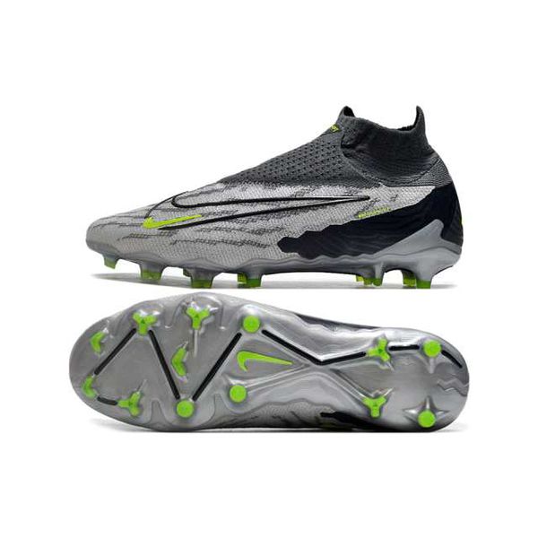 Chuteira Campo Nike Phantom (FG) - Cinza/Verde - B... - ATACADO ESPORTIVO