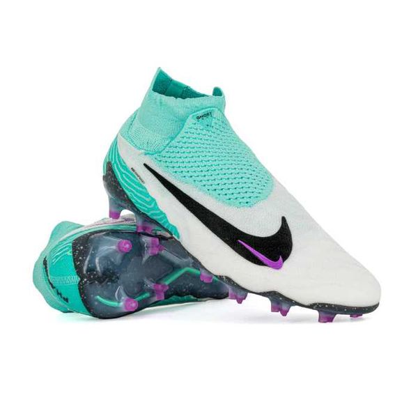 Chuteira Campo Nike Phantom (FG) - Azul/Branco - B... - FORTAL IMPORTADORA