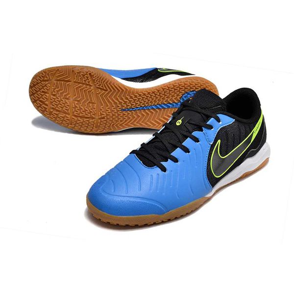 Chuteira Futsal Nike Tiempo (IC) - Azul/Preto - 15... - FORTAL IMPORTADORA