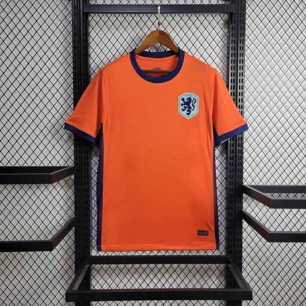 Camisa Holanda Home I 24/25 Torcedor Masculino - Laranja