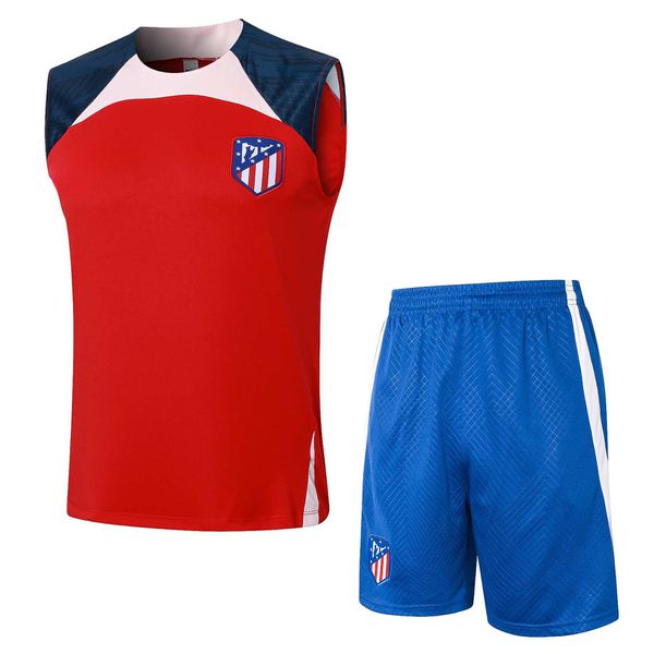 Conjunto Treino Regata + Short 23/24 Atlético Madr... - FORTAL IMPORTADORA