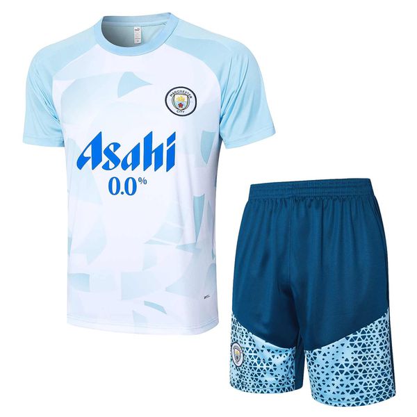 CONJUNTO TREINO MANCHESTER CITY CAMISA + SHORT 2023/24 - AZUL