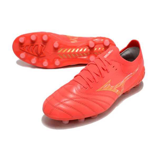 Chuteira Campo Mizuno Morelia Neo (FG) - Vermelha ... - FORTAL IMPORTADORA