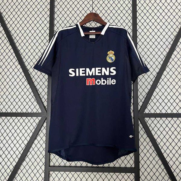 Camisa Retrô Real Madrid II 2004/05 Torcedor Masculina - Preto