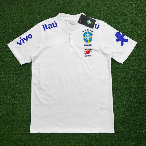 22/23 Brasil Gola baixa POLO - Branco