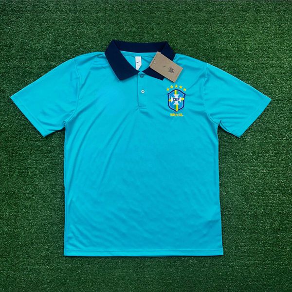 Camisa Polo Seleção Brasileira 2024 Azul Claro - 3... - ATACADO ESPORTIVO
