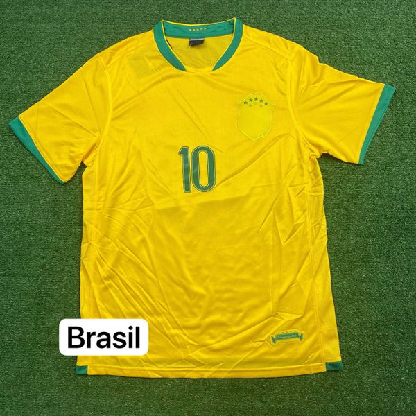 (DEFEITO) Camisa Retrô I 2006 - Amarela - #10 - H... - ATACADO ESPORTIVO