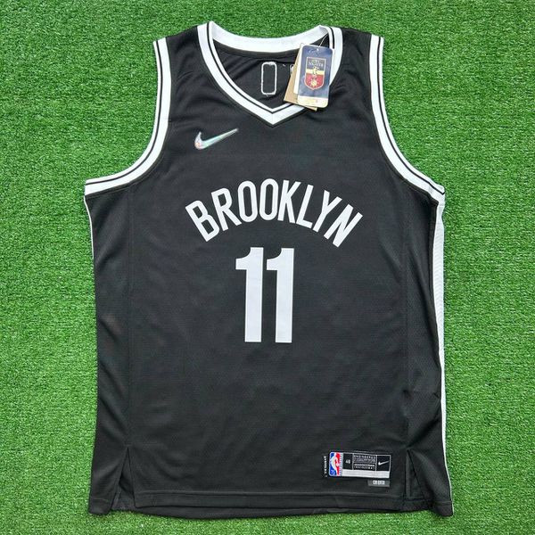 NBA Brooklyn Nets Irving #11 - 75 ANOS - Preta - N... - FORTAL IMPORTADORA