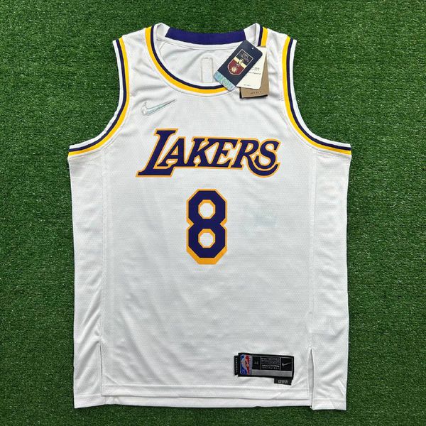 NBA Los Angeles Lakers Edição 75 anos 21/22 Kobe Bryant #8 - Branco