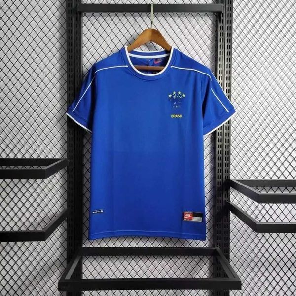 Camisa Brasil Away II Copa do Mundo 1998 - Azul