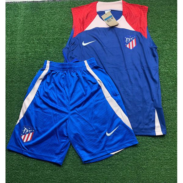 Conjunto Treino Regata + Short 23/24 Atlético Madr... - FORTAL IMPORTADORA