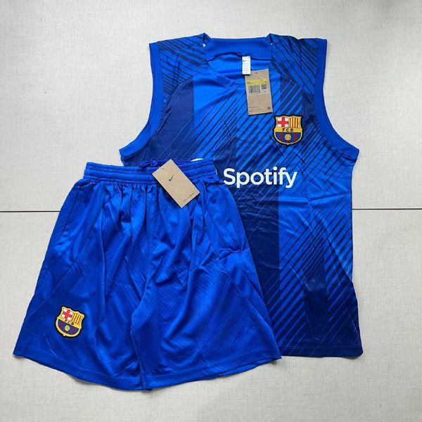 Conjunto Treino Regata + Short Barcelona 23/24 - A... - FORTAL IMPORTADORA