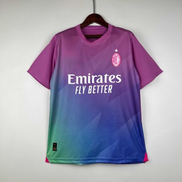Camisa AC Milan Third III 23/24 - Rosa/Lilás - Torcedor Masculina
