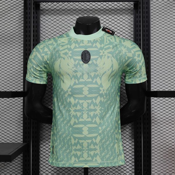 Camisa AC Milan Edição Especial 24/25 - Verde - Jogador Masculina