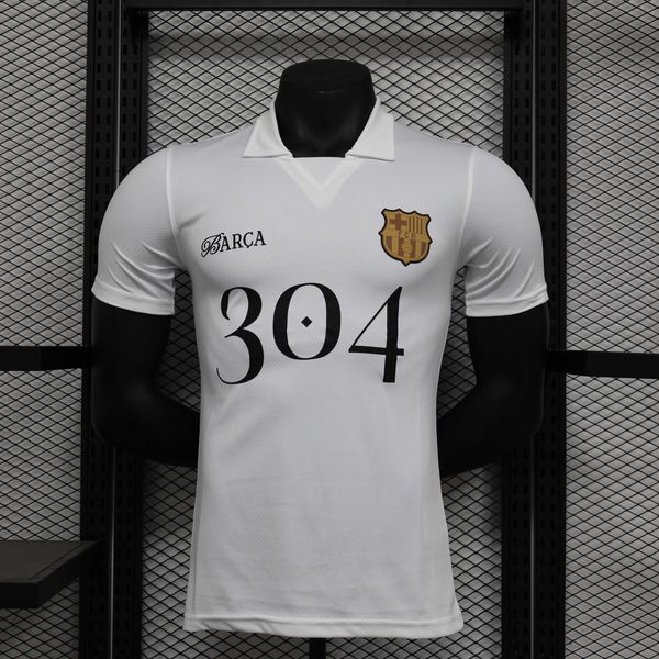 Camisa Barcelona Edição Especial 24/25 - Branco - Jogador Masculina