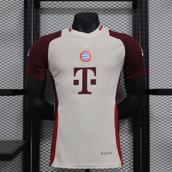 Camisa Bayern Munich Edição Especial 24/25 - Bege/Vermelho - Jogador Masculina