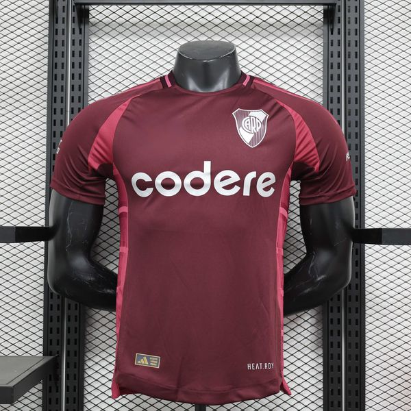Camisa River Plate Away II 24/25 - Vinho - Jogador... - FORTAL IMPORTADORA
