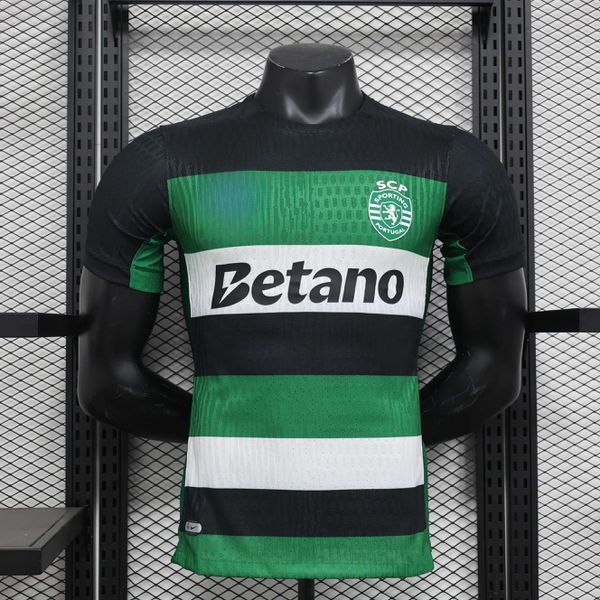 Camisa Sporting Lisbon Home I 24/25 - Jogador Masc... - FORTAL IMPORTADORA