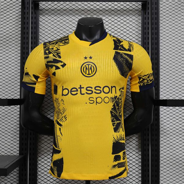 Camisa Inter de Milão Third III 24/25 Jogador Amarela/Preto