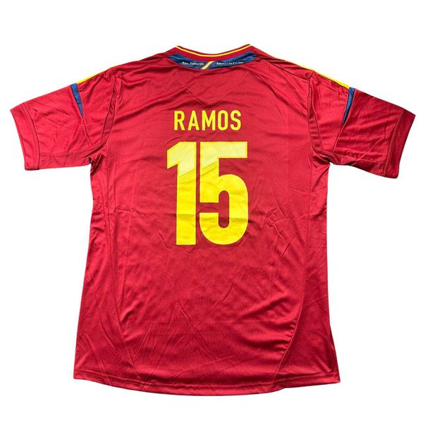 Camisa Espanha Retro 2012 - RAMOS 15 - RETRO114 - FORTAL IMPORTADORA